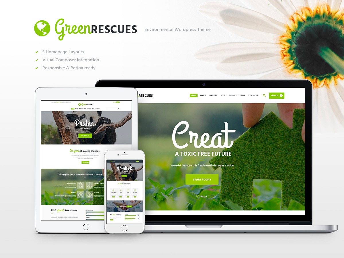Theme WordPress GREEN Theme WordPress GREEN