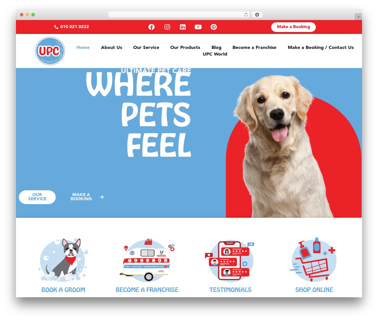 Theme WordPress Hello Elementor - ultimatepetcare.co.za