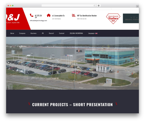 WordPress theme DNJ Technology Theme - dnjtechnology.com