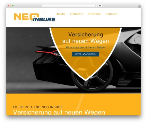 WordPress theme Divi - neo.insure