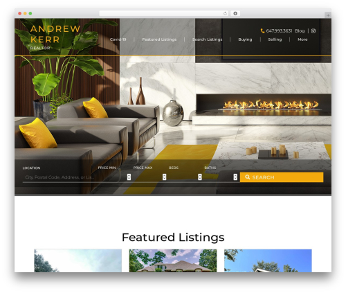 WordPress theme IXACT Framework - andrewkerrtoronto.com