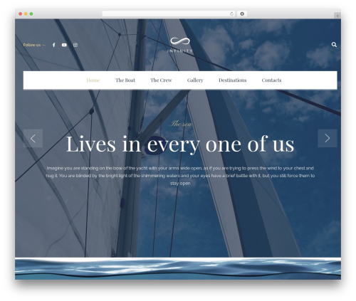 WordPress theme Lamaro - catamaraninfinity.com
