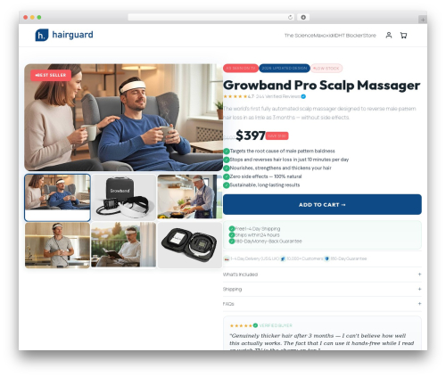 Funnel builder pro WordPress plugin - hairguard.com
