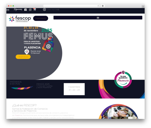 WordPress website theme Hello Elementor - fescop.es