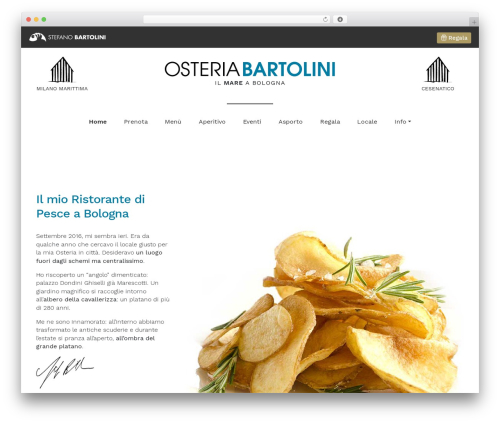 Artebit WordPress theme - osteriabartolinibologna.com