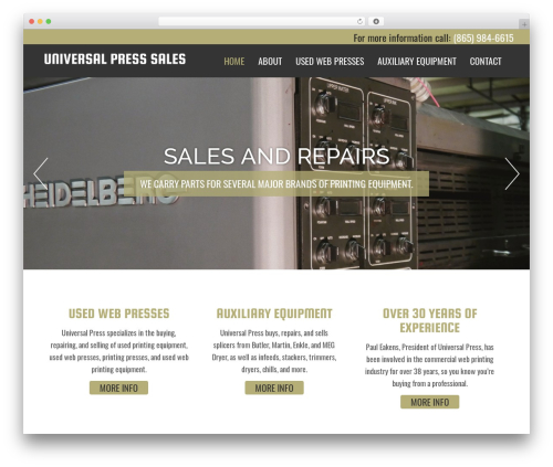Backyard Grill WordPress theme - universalpresssales.com