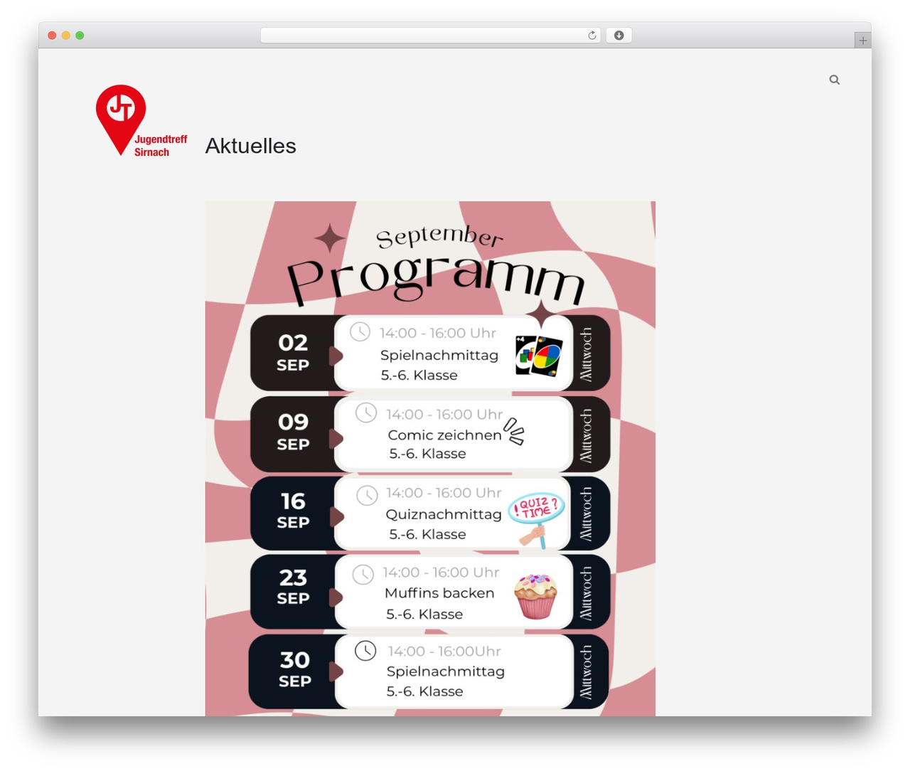 Beyond premium WordPress theme - jugendtreff-sirnach.ch