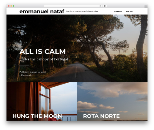 Blink WordPress theme - emmanuelnataf.com