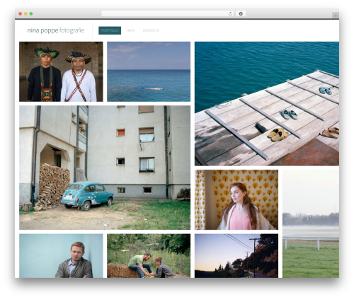 Fluxus WordPress theme - ninapoppe.com