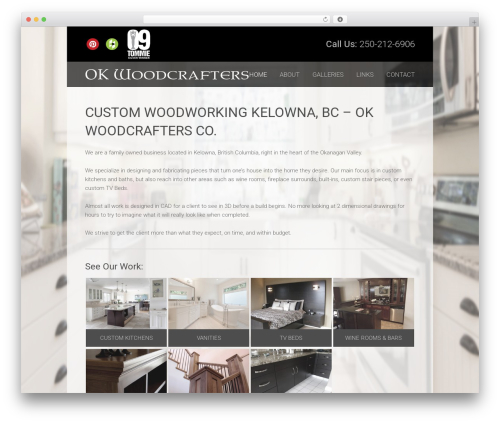 Function business WordPress theme - okwoodcrafters.com