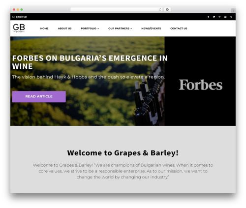 GNB WordPress theme - gandbimporters.com