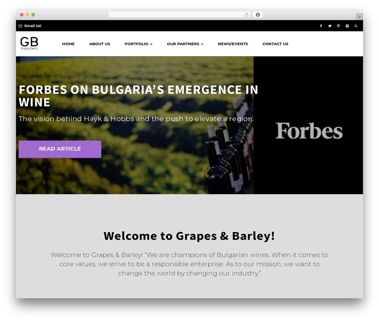 GnB WordPress theme - gandbimporters.com GnB WordPress theme - gandbimporters.com