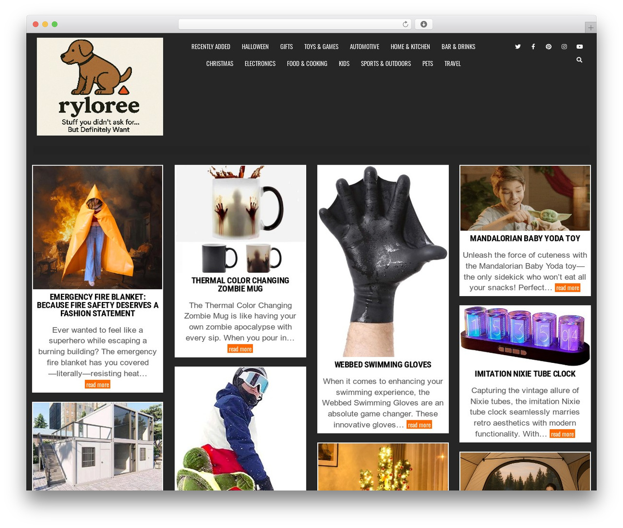 GridView PRO WordPress theme - ryloree.com