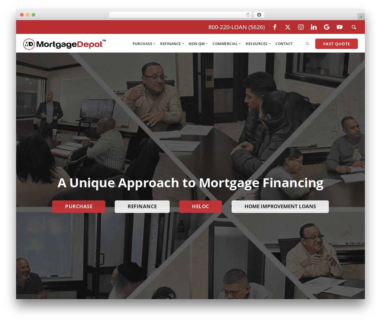 LeadPress WordPress theme design - mortgagedepot.com LeadPress WordPress theme design - mortgagedepot.com