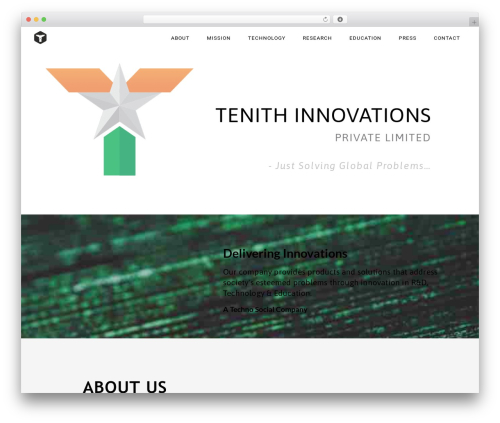 Mins WordPress theme - tenithinnovations.com