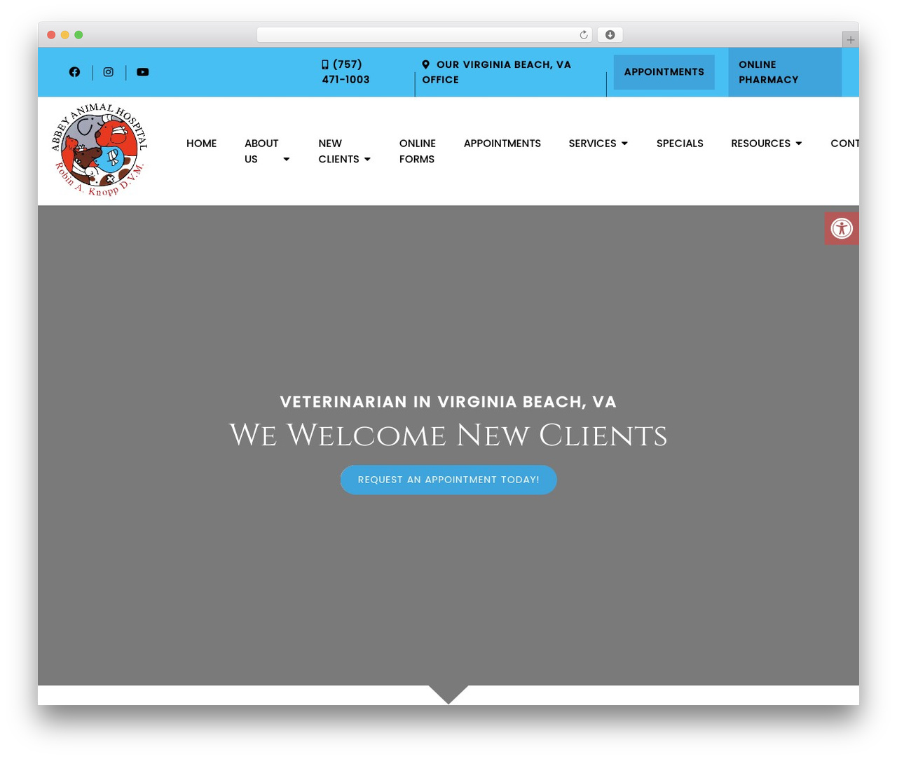 Parent Theme WordPress theme - abbeyanimal.com