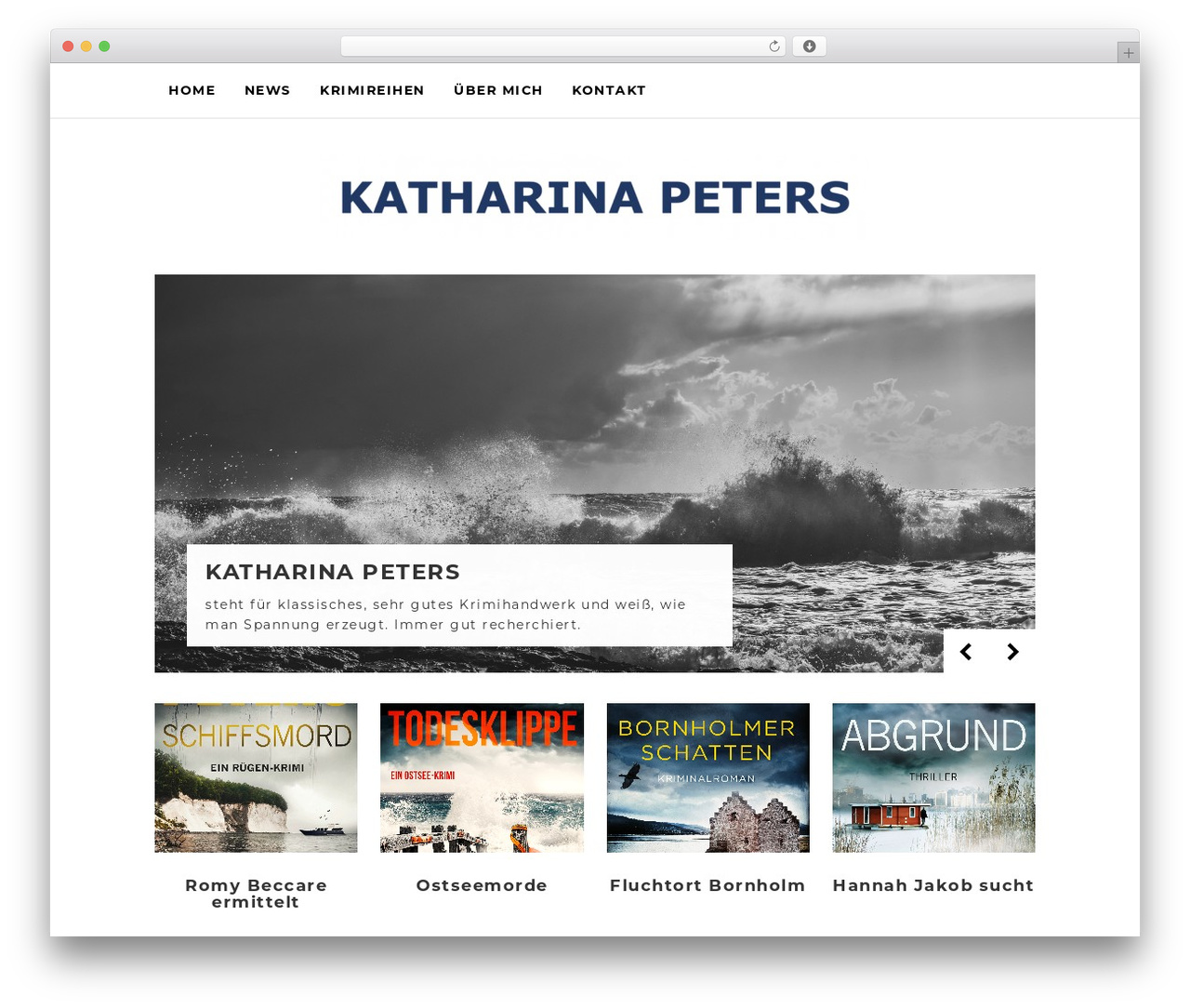 Simple Folio Responsive WordPress Theme WordPress theme - katharinapeters.com
