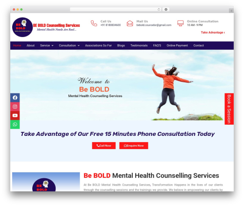 Theme WordPress Maxima - www.beboldcounselling.com