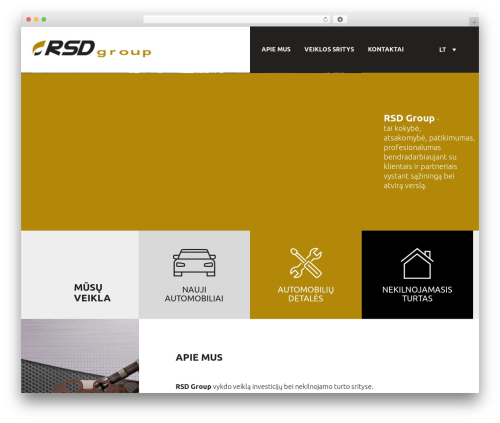 Webcore WP theme - rsd.lt