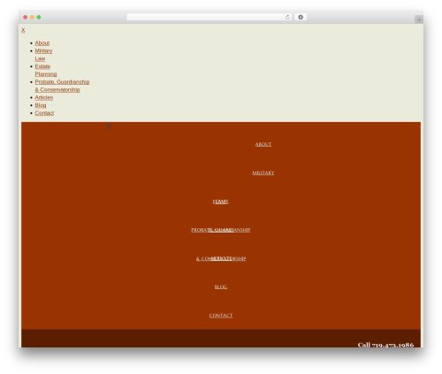 WordPress theme Aperio - skipmorganlaw.com