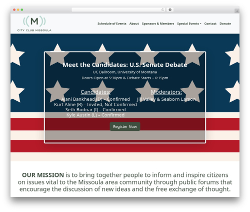 WordPress theme BootScore - cityclubmissoula.com