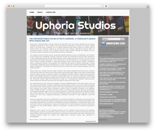 WordPress theme Indore - uphoriastudios.com
