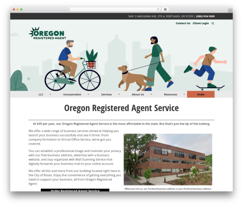 WordPress theme The Theme - oregonregisteredagent.com