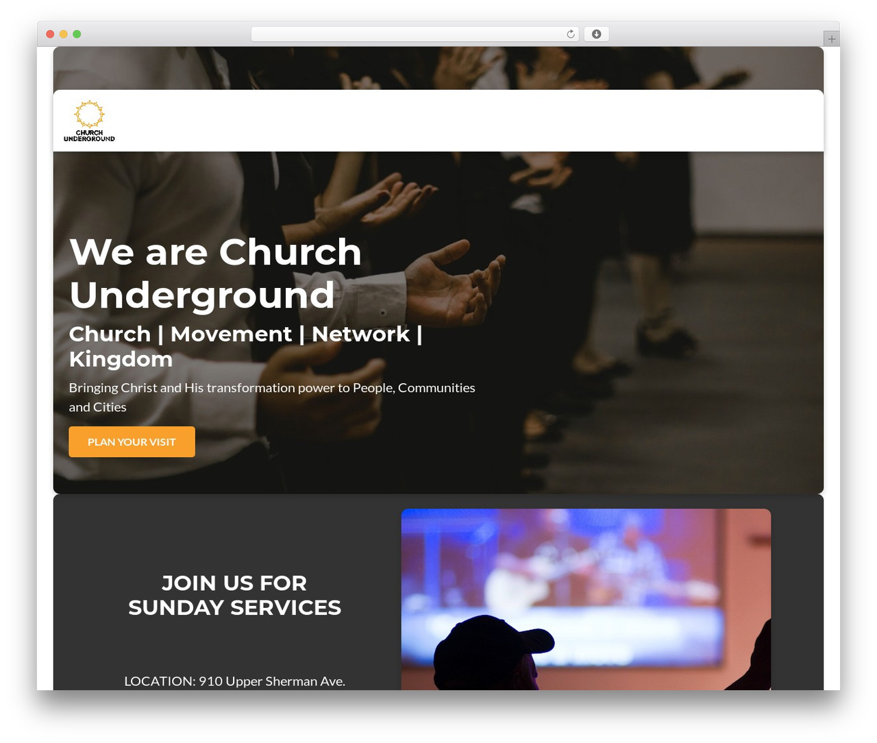 WordPress website theme Float - churchunderground.com WordPress website theme Float - churchunderground.com