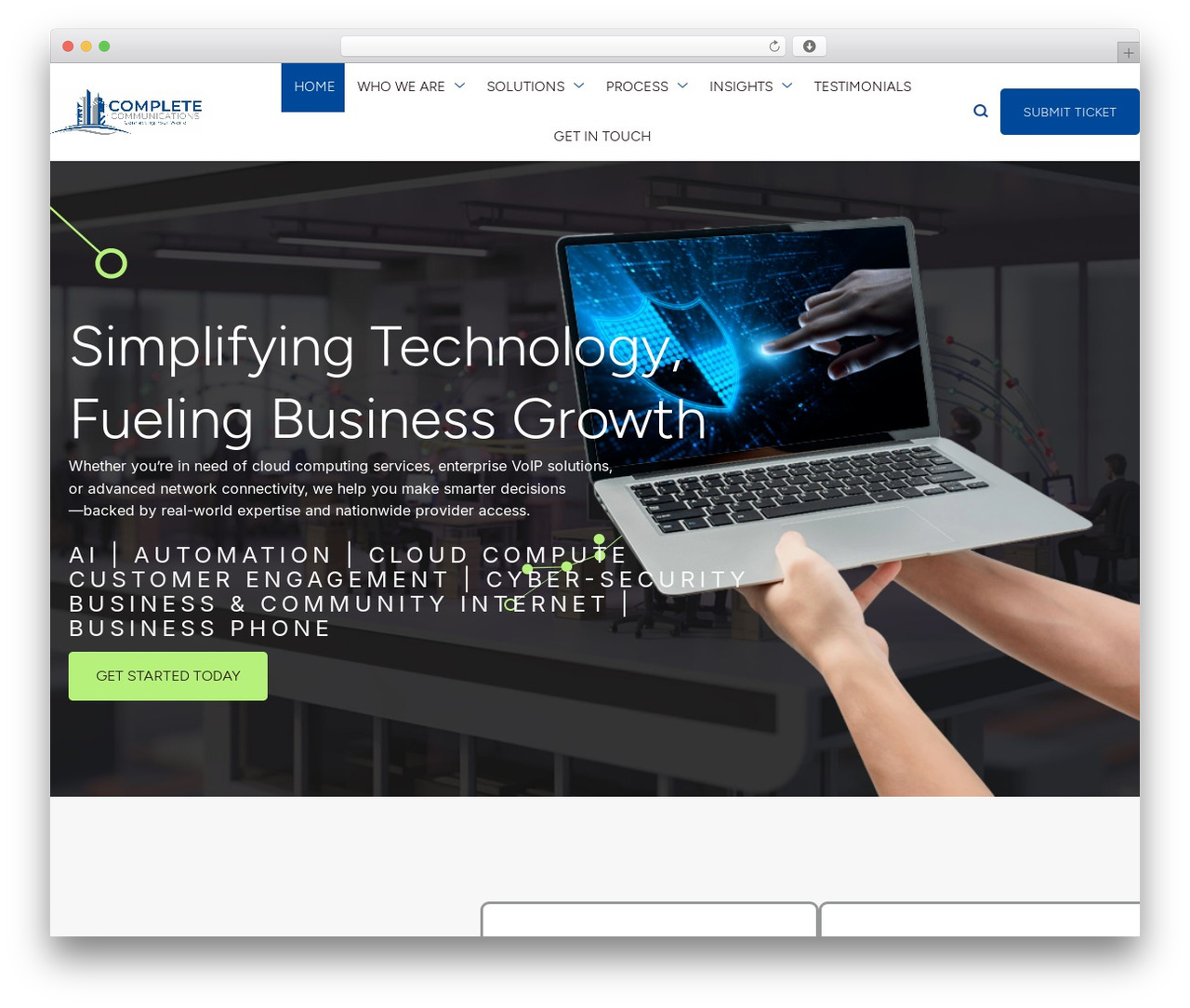 Evok Advertising WordPress theme - completecommonline.com