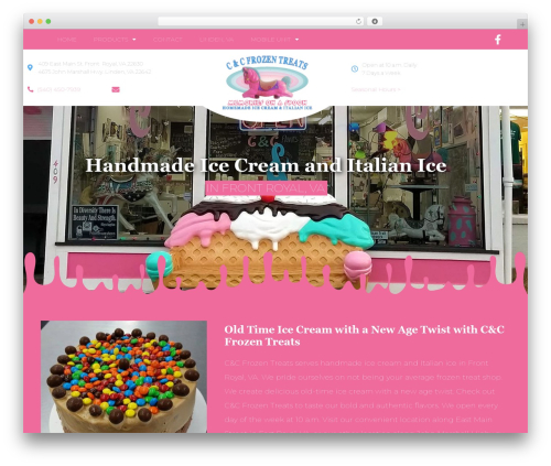 Hello Elementor WordPress theme - candcfrozentreats.com