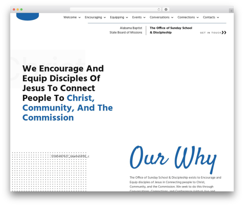 Hello Elementor WordPress theme - makingdisciplesal.org