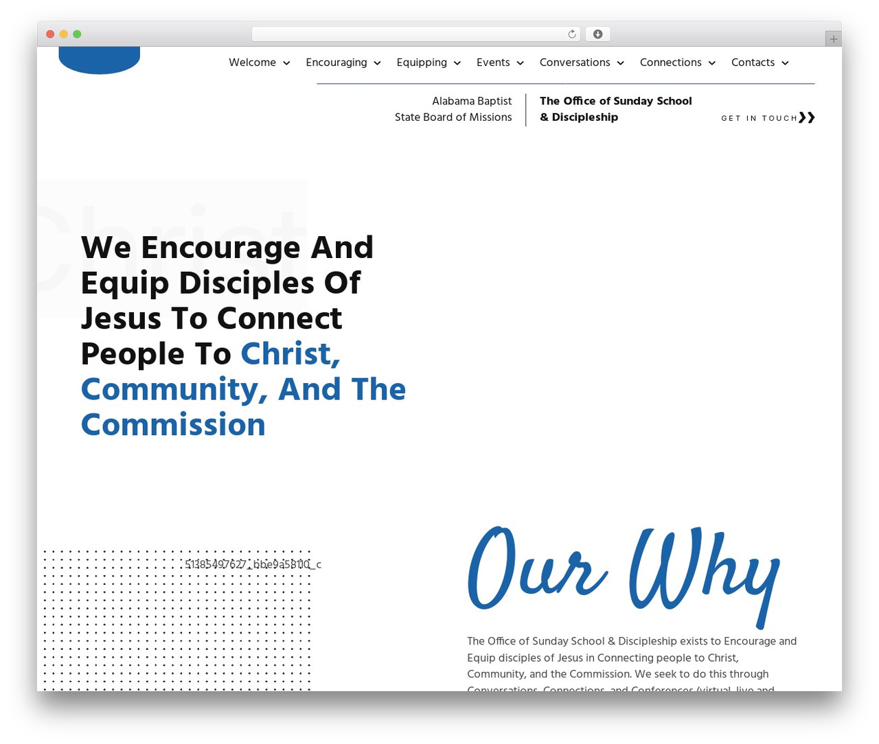 Dogwood WordPress theme - makingdisciplesal.org
