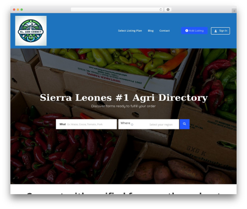 Listingpro top WordPress theme - slagriconnect.com