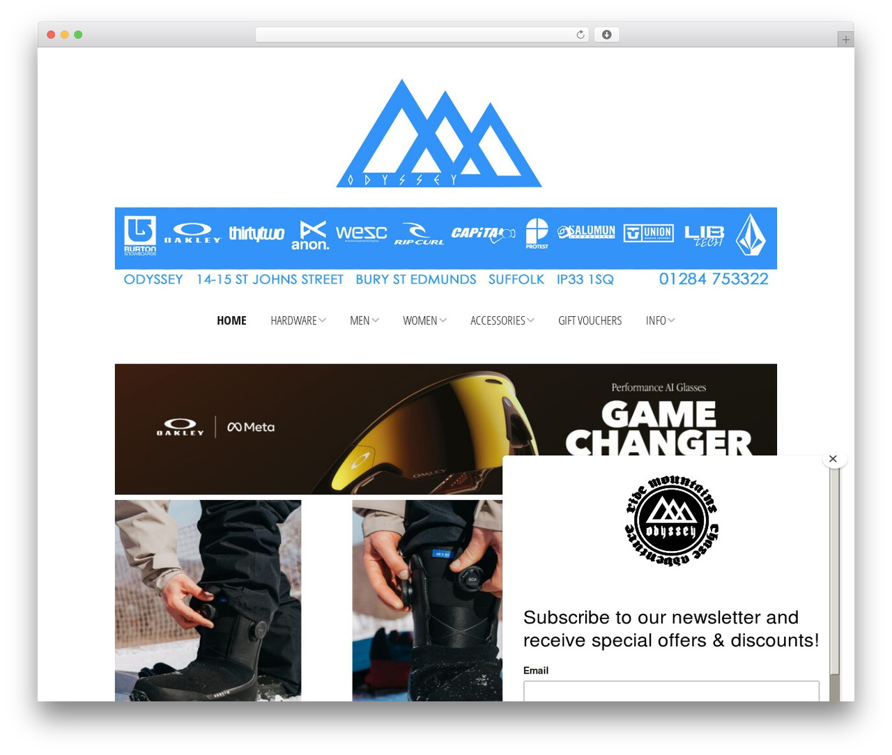 Make WordPress store theme - surfsnowstyle.com