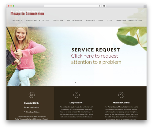 Theme WordPress GreenNature - warrencountymosquito.com