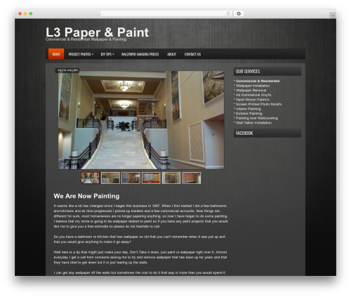 WordPress theme ProSUV - l3paperandpaint.com