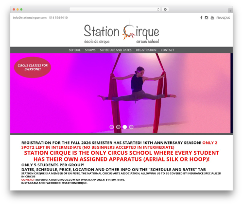 WP theme Waridel - Framework */ - stationcirque.com