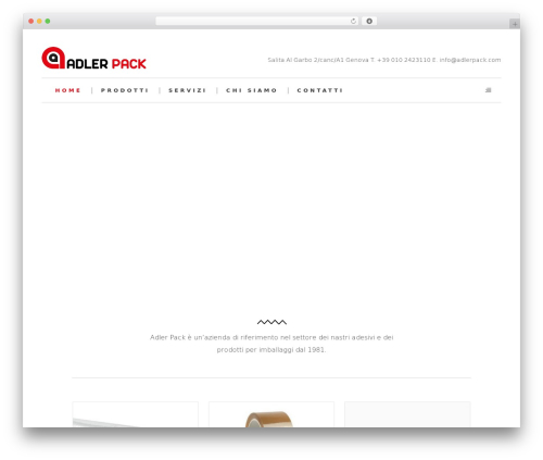 Adlerpack theme theme WordPress - adlerpack.com
