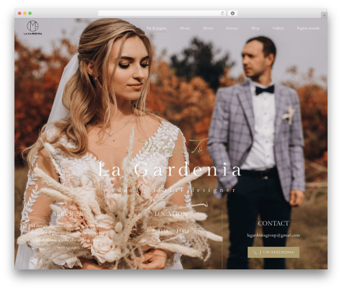 Avala WordPress theme - lagardeniafloraldesign.com