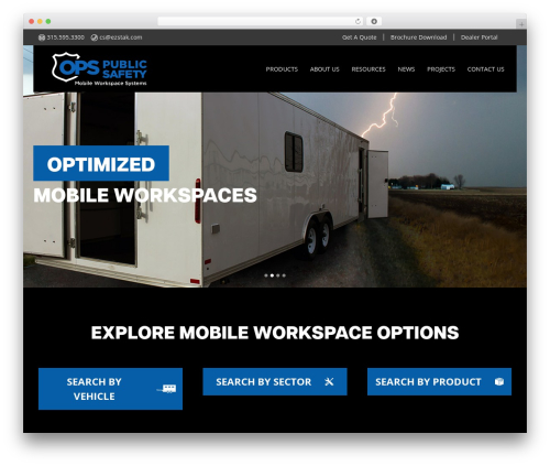 Bravo Echo 11 WordPress theme - opspublicsafety.com