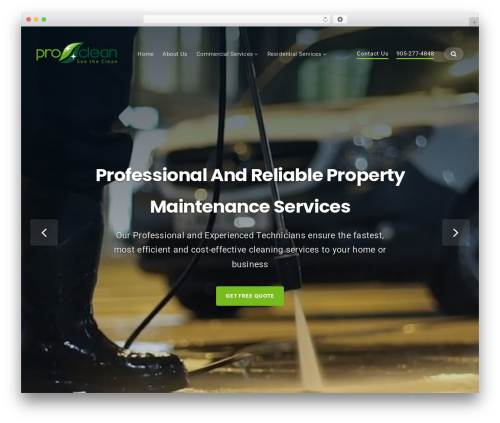 Businessx free WordPress theme - procleanmobilewash.ca