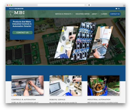 Divi WordPress theme - mbiautomation.com