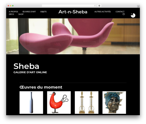 Divi WordPress theme - art-n-sheba.ch