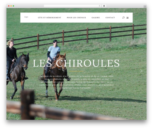 Equine theme WordPress - leschiroules.ch