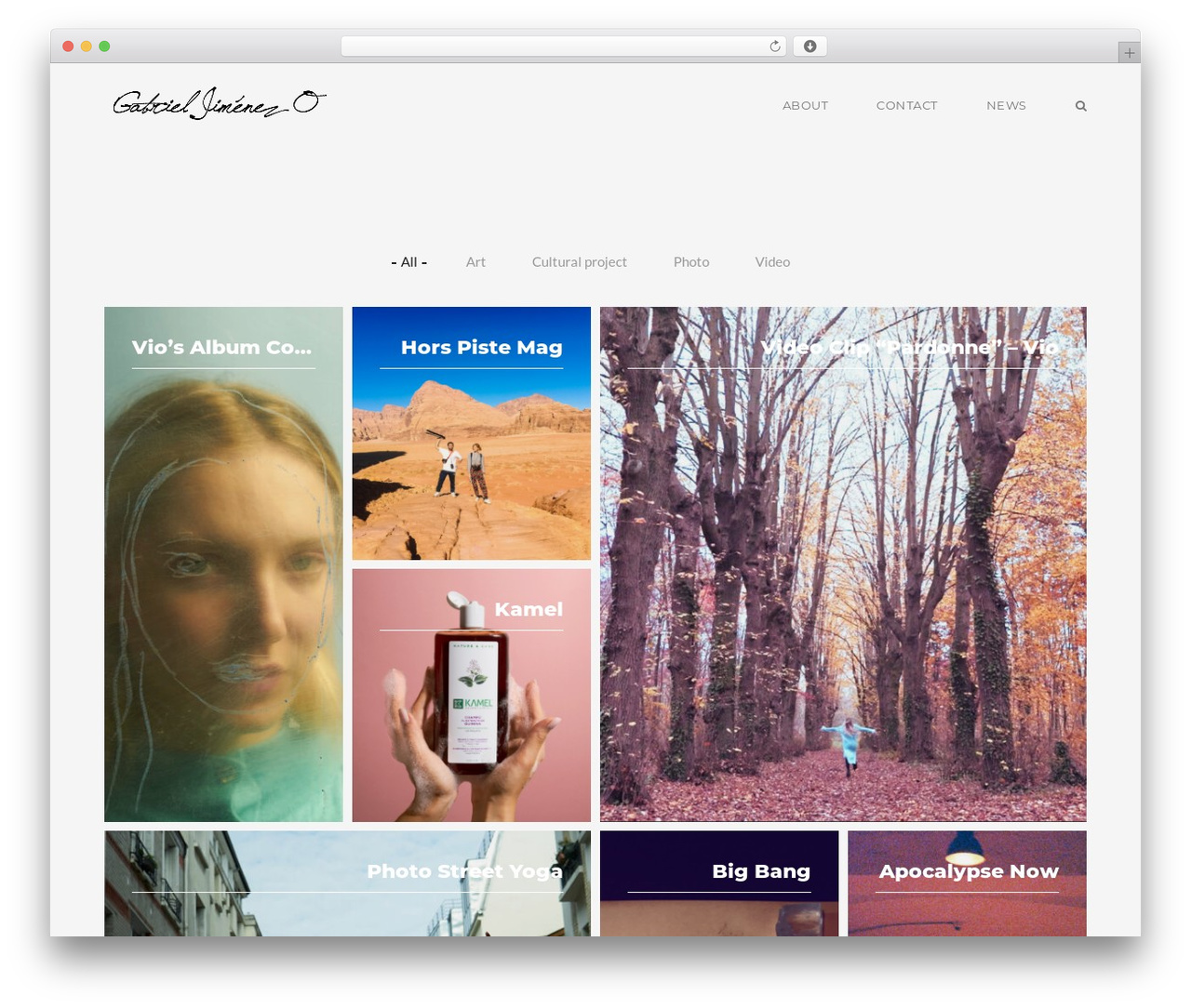 Flora theme WordPress - gabrieljimenezo.com