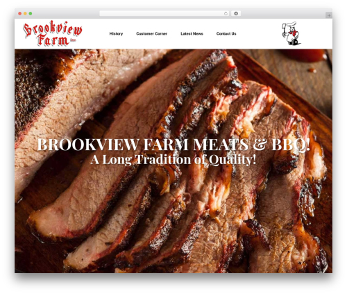 Raven WordPress plugin - brookviewfarmmeats.com