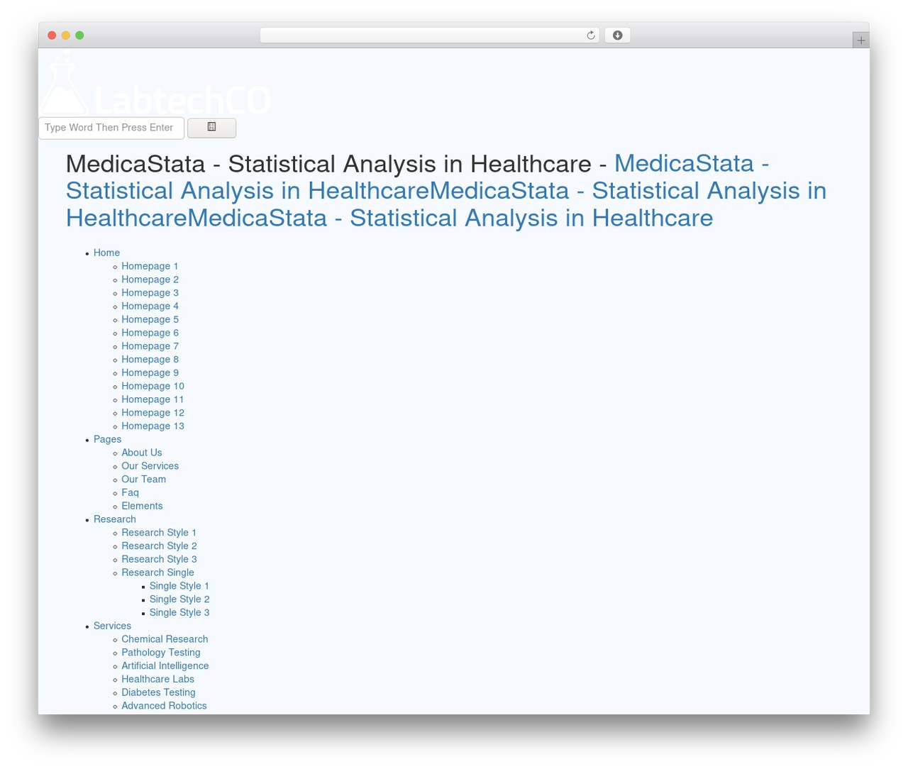 LabtechCO WordPress theme - medicastata.com LabtechCO WordPress theme - medicastata.com