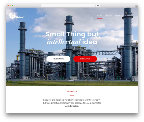 nimmo WordPress theme - aljabani.com