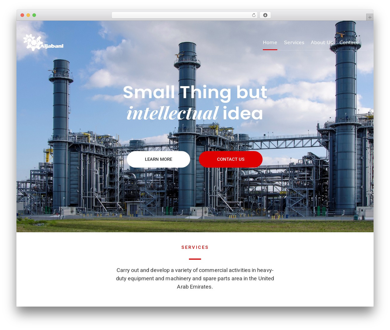 Nimmo WordPress theme - aljabani.com