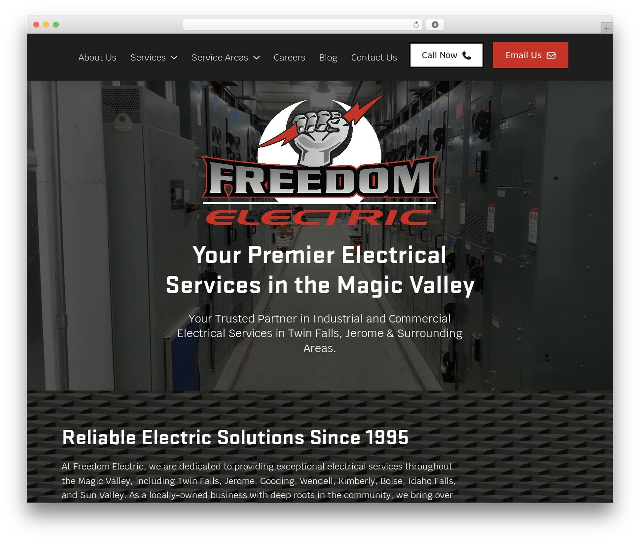 Pro WordPress theme - freedomelectric.org
